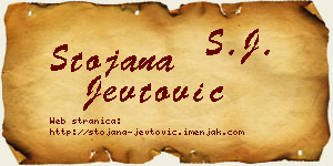 Stojana Jevtović vizit kartica